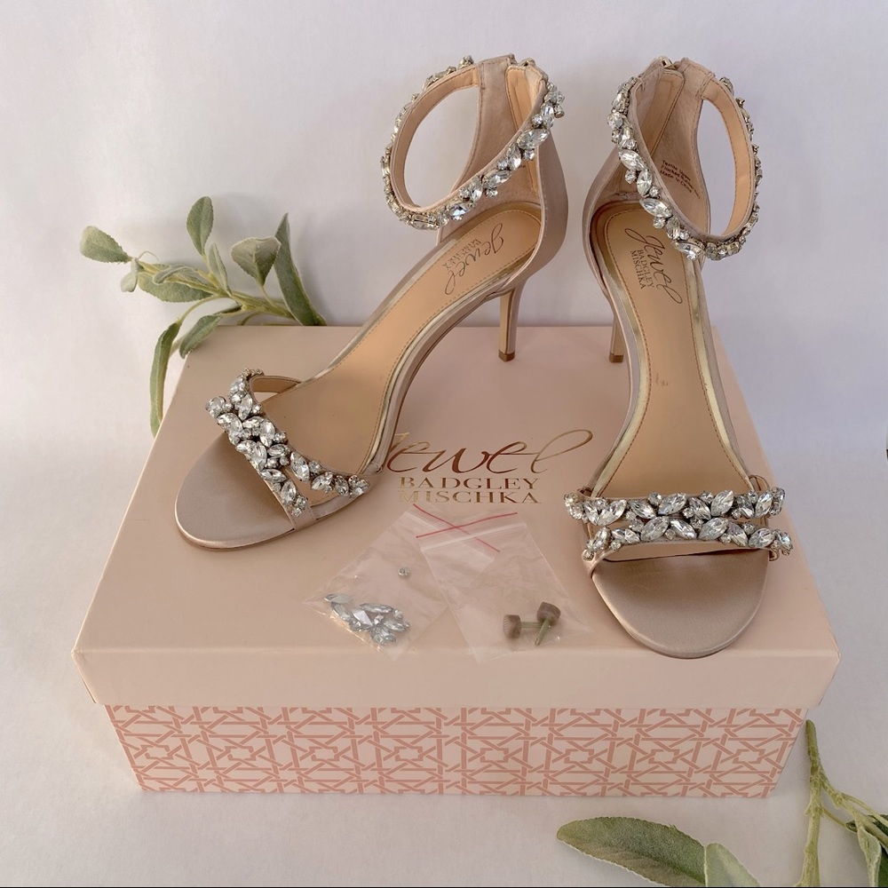 Jewel Badgley Mischka | Ankle Strap Sandal